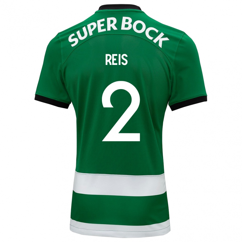 Niño Camiseta Matheus Reis #2 Verde 1ª Equipación 2023/24 La Camisa