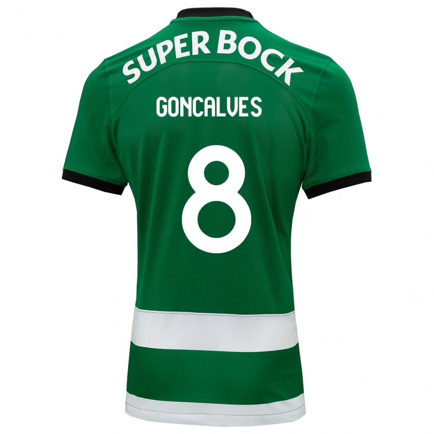 Niño Camiseta Pedro Gonçalves #8 Verde 1ª Equipación 2023/24 La Camisa