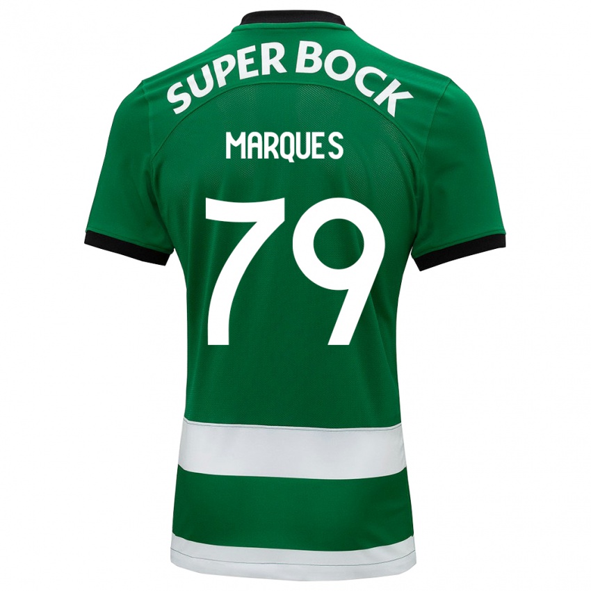 Niño Camiseta Rodrigo Marquês #79 Verde 1ª Equipación 2023/24 La Camisa