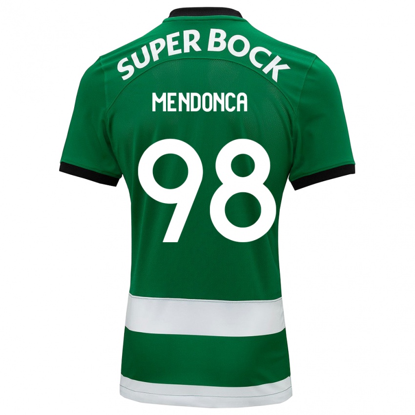 Niño Camiseta Manuel Mendonça #98 Verde 1ª Equipación 2023/24 La Camisa