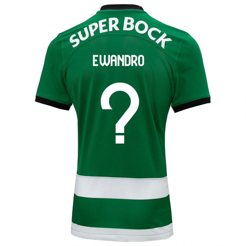 Niño Camiseta Ewandro #0 Verde 1ª Equipación 2023/24 La Camisa