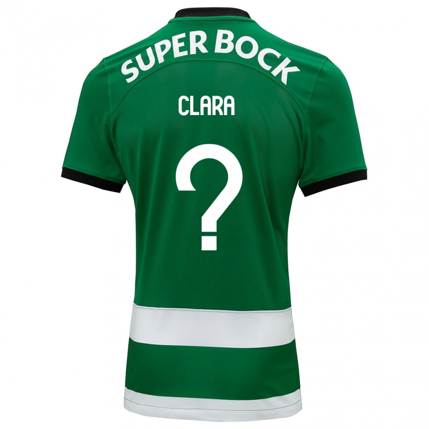 Niño Camiseta Diogo Clara #0 Verde 1ª Equipación 2023/24 La Camisa