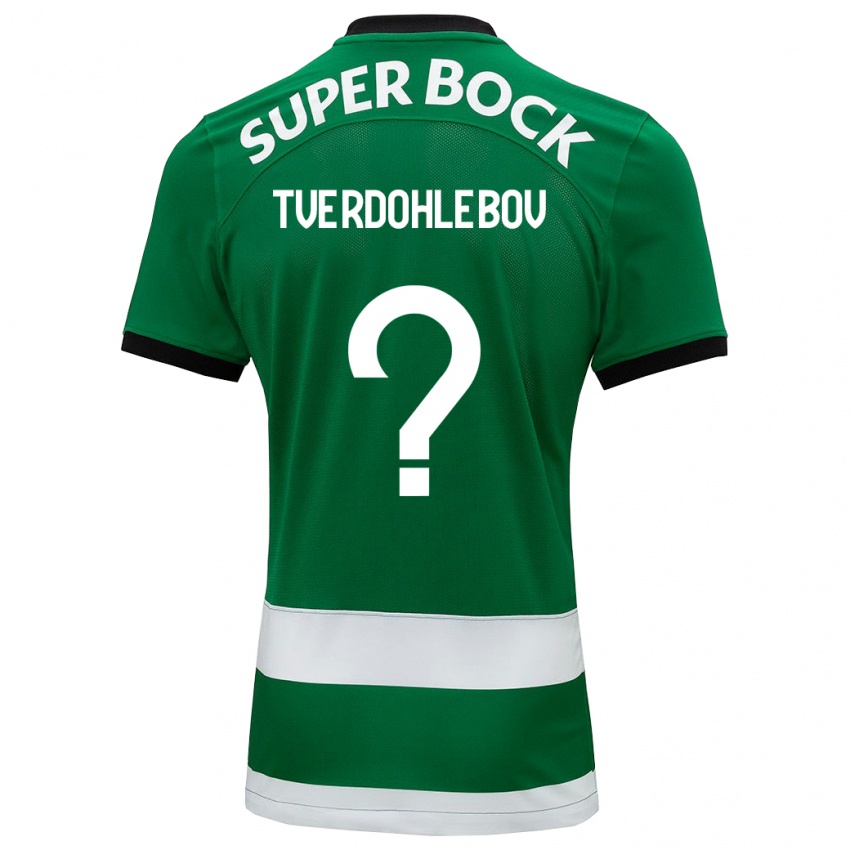 Niño Camiseta Alex Tverdohlebov #0 Verde 1ª Equipación 2023/24 La Camisa