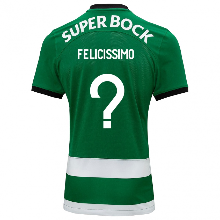 Niño Camiseta Eduardo Felicíssimo #0 Verde 1ª Equipación 2023/24 La Camisa