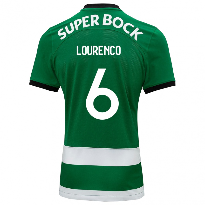 Niño Camiseta Bruna Lourenço Urbano Costa #6 Verde 1ª Equipación 2023/24 La Camisa