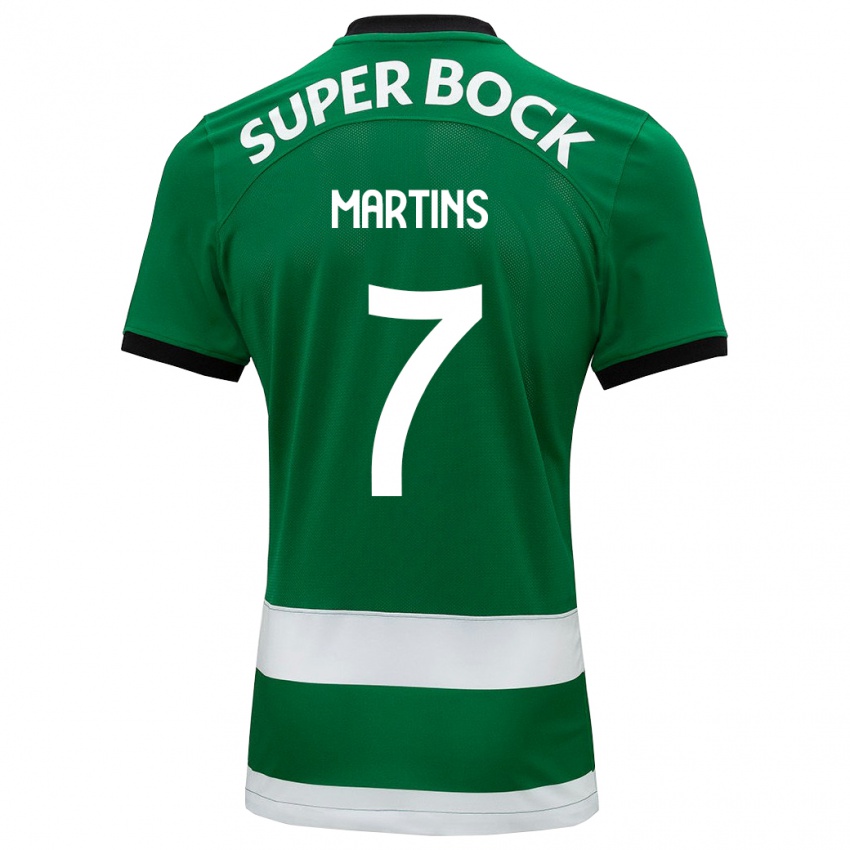 Niño Camiseta Joana David Carromeu Martins #7 Verde 1ª Equipación 2023/24 La Camisa