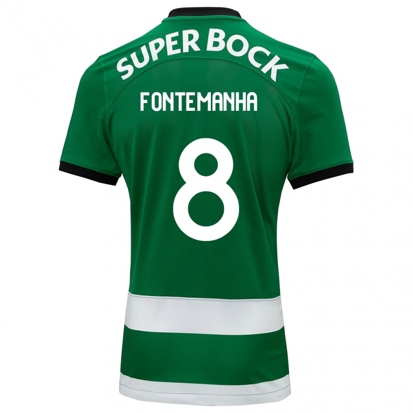 Niño Camiseta Rita Fontemanha #8 Verde 1ª Equipación 2023/24 La Camisa