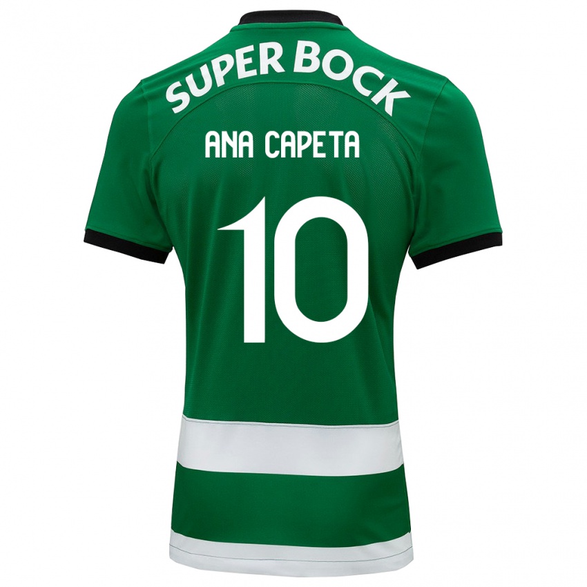 Niño Camiseta Ana Capeta #10 Verde 1ª Equipación 2023/24 La Camisa