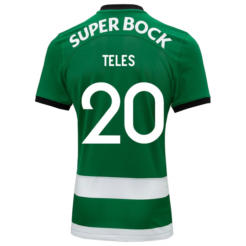 Niño Camiseta Ana Isabel Teles #20 Verde 1ª Equipación 2023/24 La Camisa