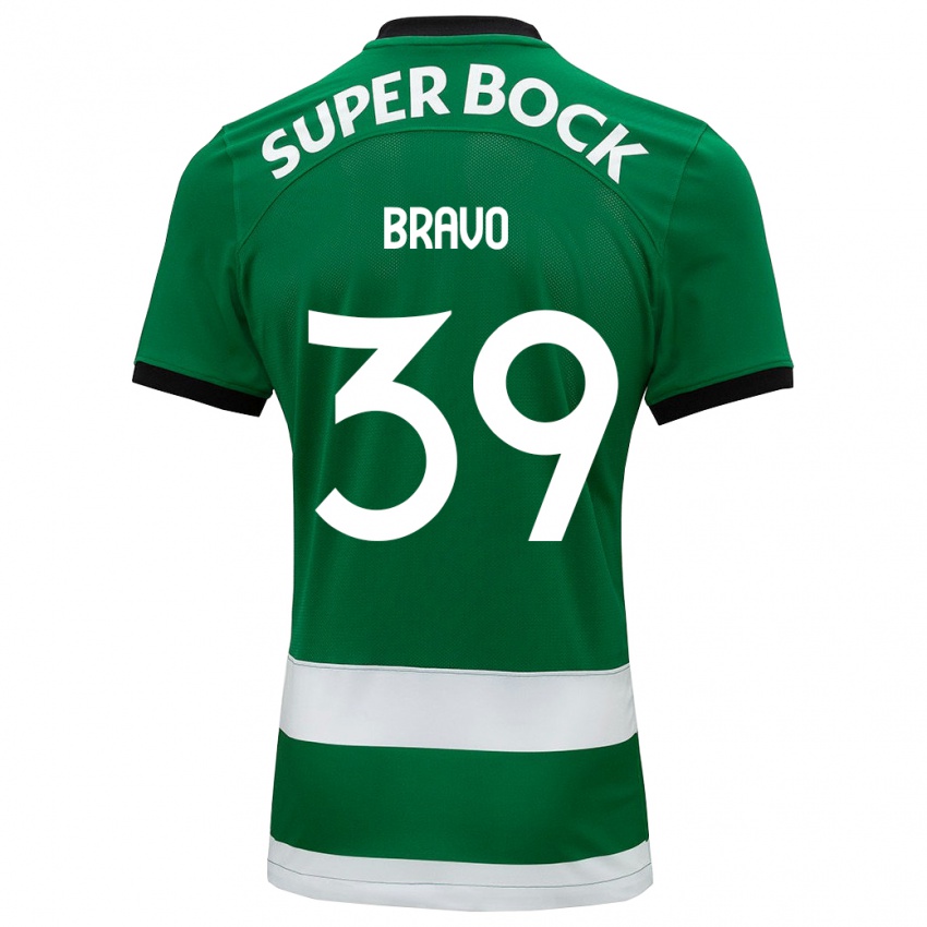 Niño Camiseta Bravo #39 Verde 1ª Equipación 2023/24 La Camisa