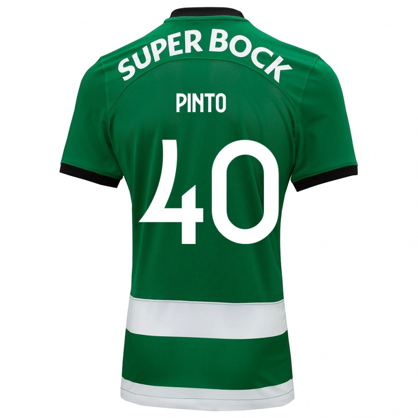 Niño Camiseta Rita Pinto De Almeida #40 Verde 1ª Equipación 2023/24 La Camisa