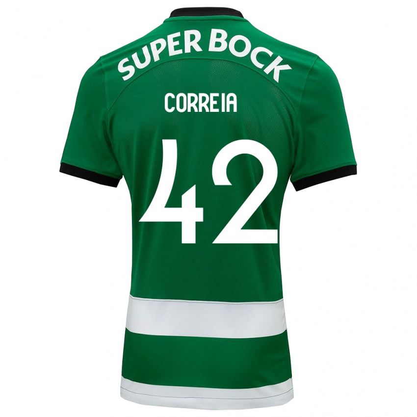 Niño Camiseta Leonete Maísa Nozerand Correia #42 Verde 1ª Equipación 2023/24 La Camisa