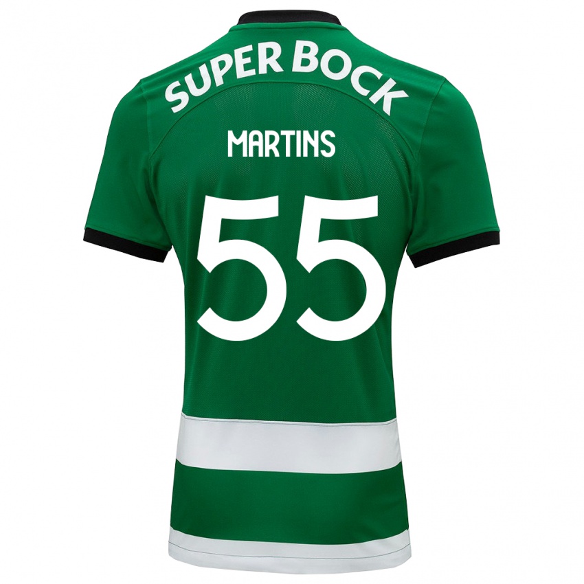 Niño Camiseta Carolina Martins #55 Verde 1ª Equipación 2023/24 La Camisa