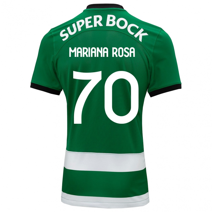 Niño Camiseta Mariana Silva Pinto Vilaça Da Rosa #70 Verde 1ª Equipación 2023/24 La Camisa