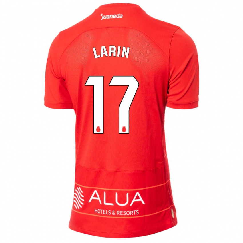 Niño Camiseta Cyle Larin #17 Rojo 1ª Equipación 2023/24 La Camisa