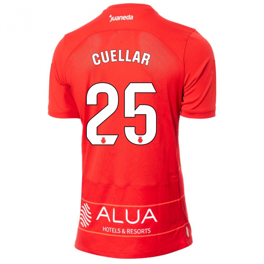 Niño Camiseta Iván Cuéllar #25 Rojo 1ª Equipación 2023/24 La Camisa