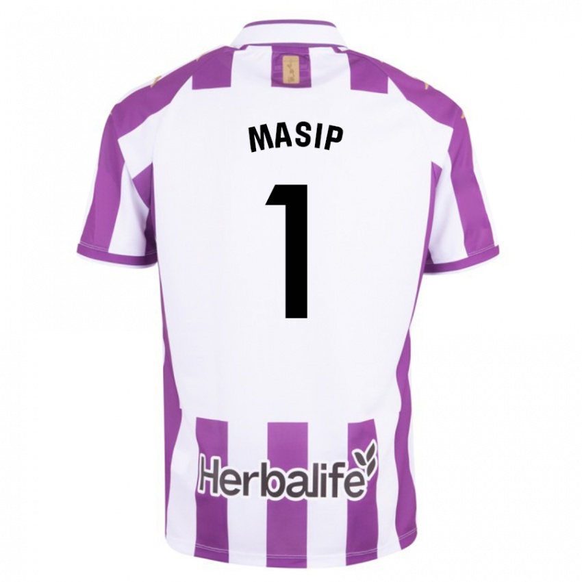 Niño Camiseta Jordi Masip #1 Morado 1ª Equipación 2023/24 La Camisa