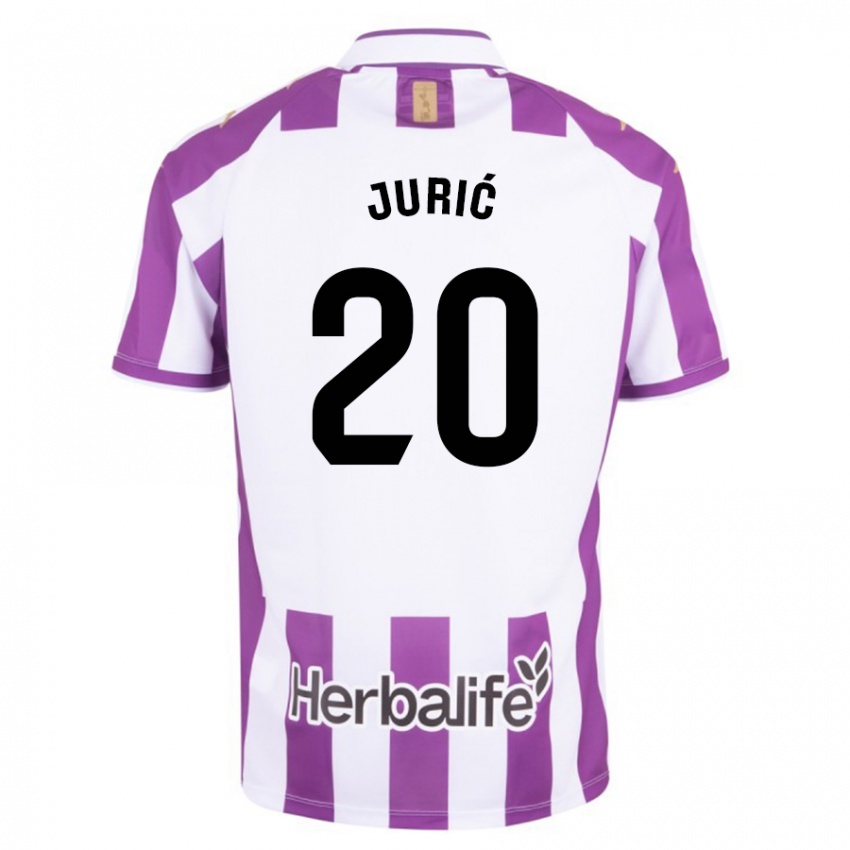 Niño Camiseta Stanko Juric #20 Morado 1ª Equipación 2023/24 La Camisa