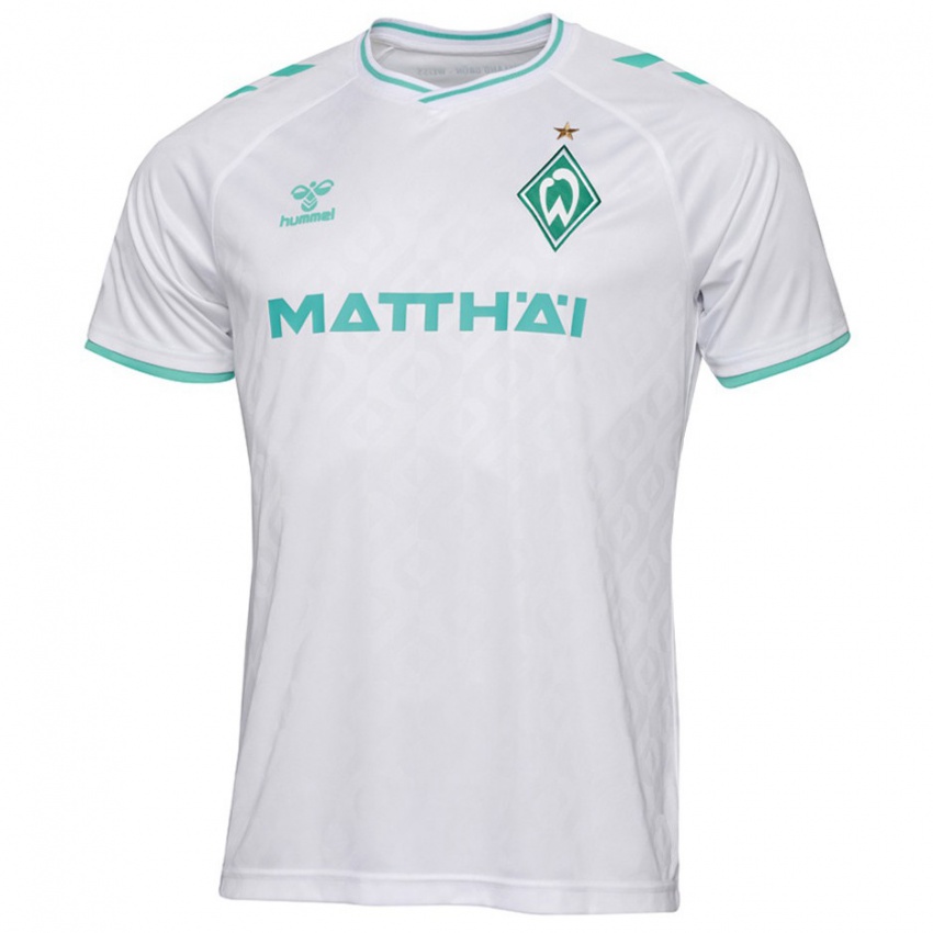 Niño Camiseta Hannah Etzold #31 Blanco 2ª Equipación 2023/24 La Camisa