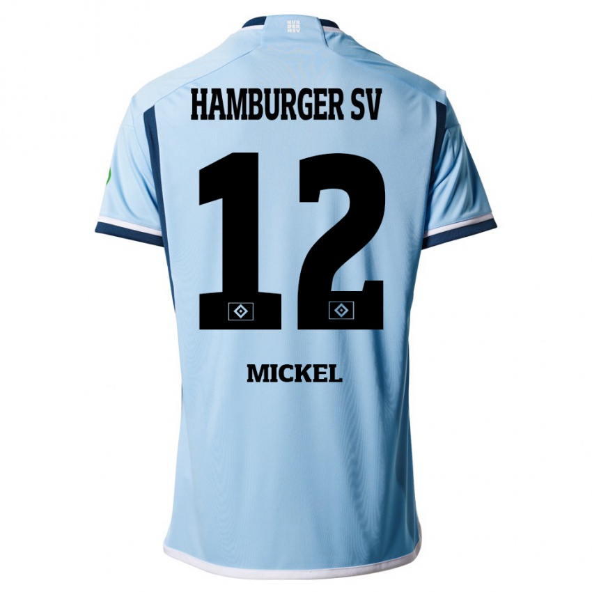 Niño Camiseta Tom Mickel #12 Azul 2ª Equipación 2023/24 La Camisa