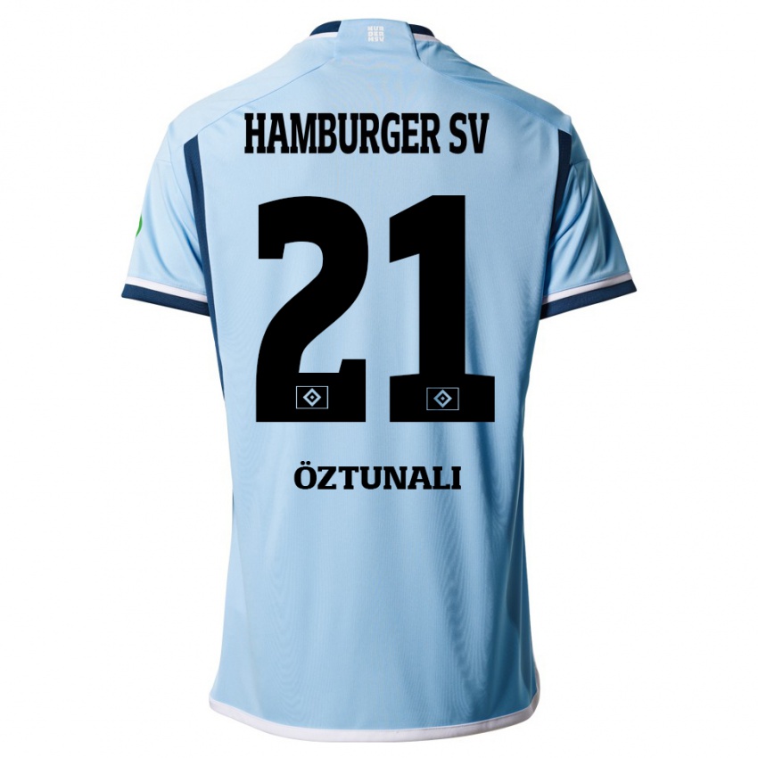 Niño Camiseta Levin Öztunali #21 Azul 2ª Equipación 2023/24 La Camisa