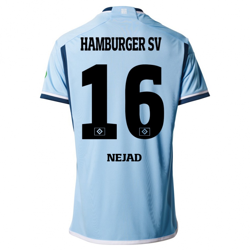 Niño Camiseta Milad Nejad #16 Azul 2ª Equipación 2023/24 La Camisa