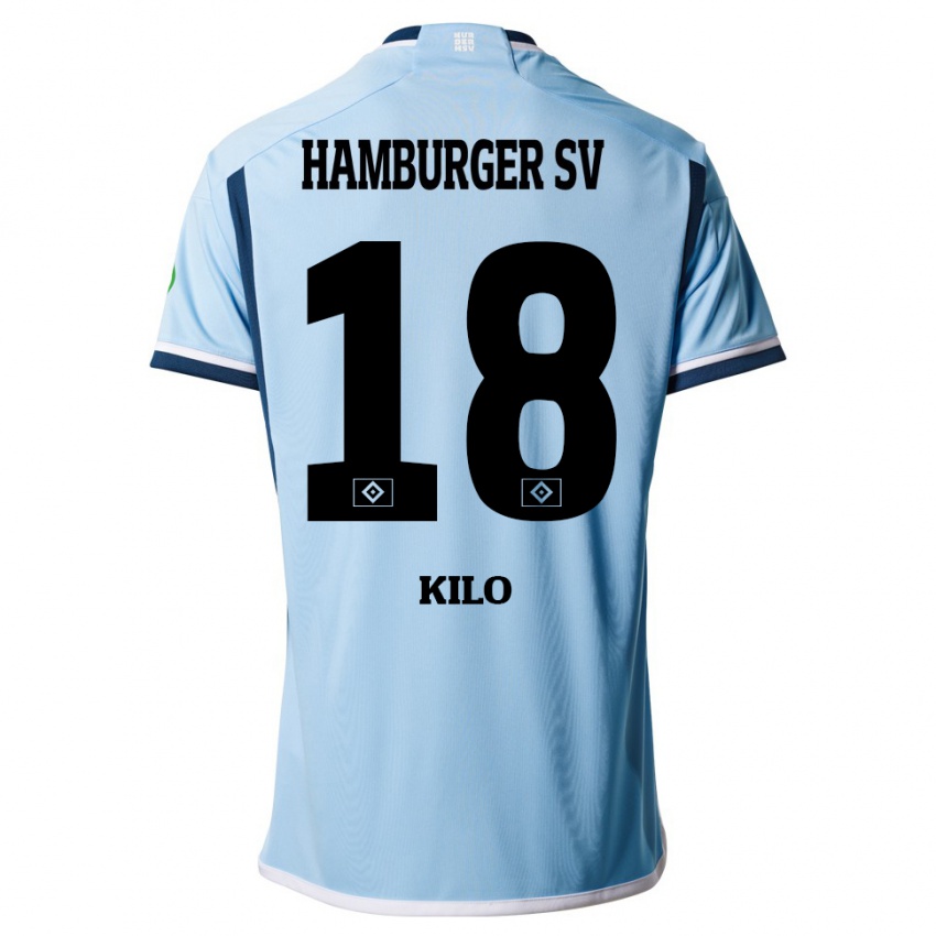 Niño Camiseta Jesse Kilo #18 Azul 2ª Equipación 2023/24 La Camisa