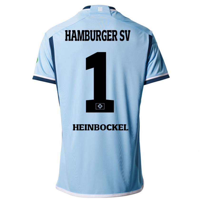 Niño Camiseta Simon Heinbockel #1 Azul 2ª Equipación 2023/24 La Camisa