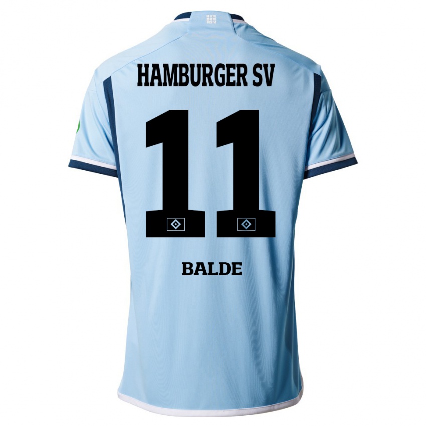 Niño Camiseta Fabio Baldé #11 Azul 2ª Equipación 2023/24 La Camisa