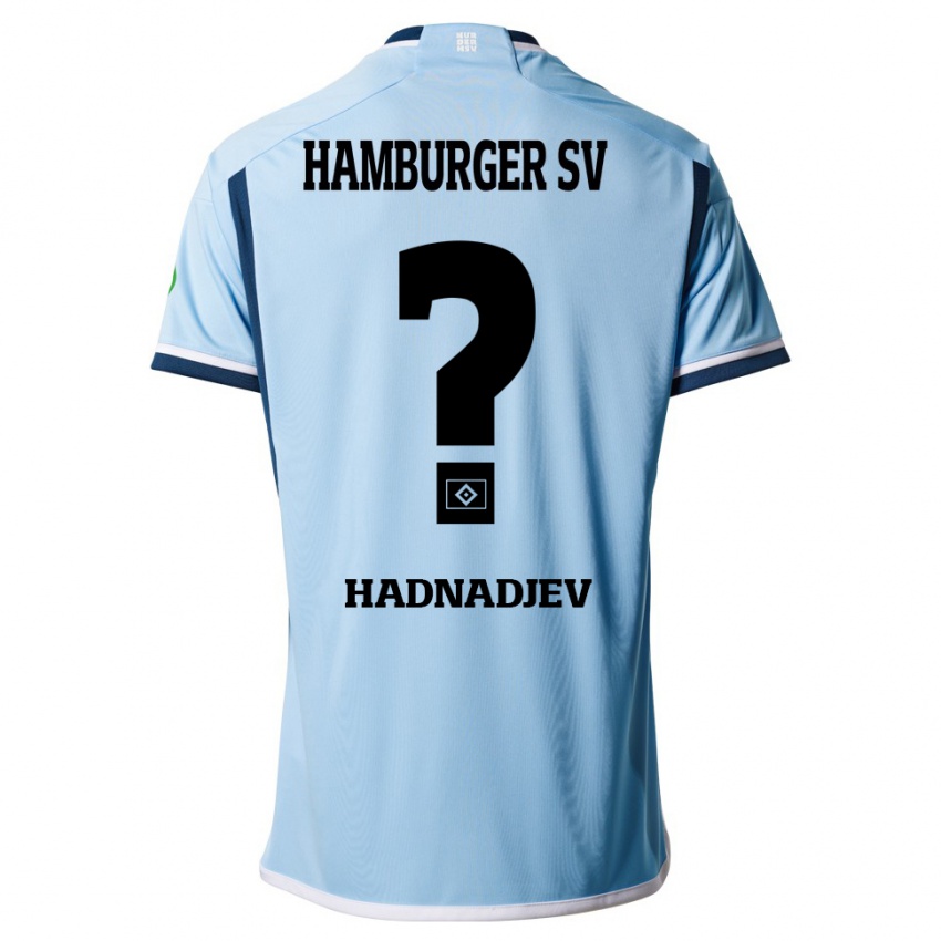 Niño Camiseta Marko Hadnadjev #0 Azul 2ª Equipación 2023/24 La Camisa