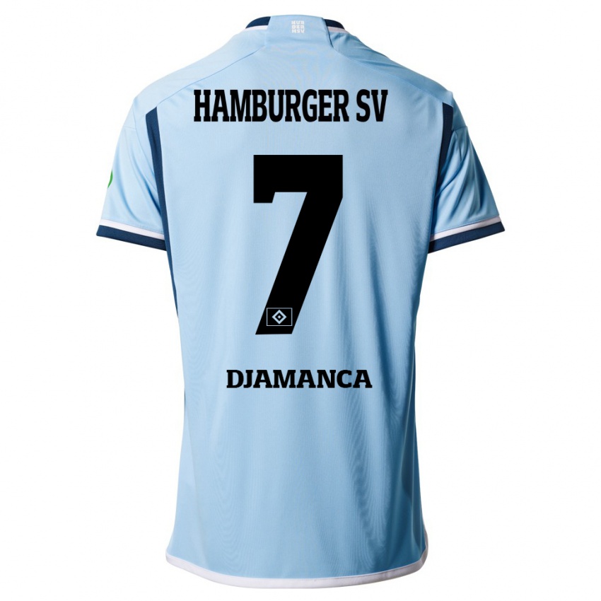 Niño Camiseta Ismaila Djamanca #7 Azul 2ª Equipación 2023/24 La Camisa