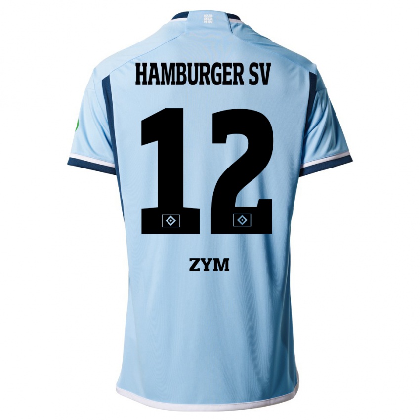 Niño Camiseta Marcel Zym #12 Azul 2ª Equipación 2023/24 La Camisa