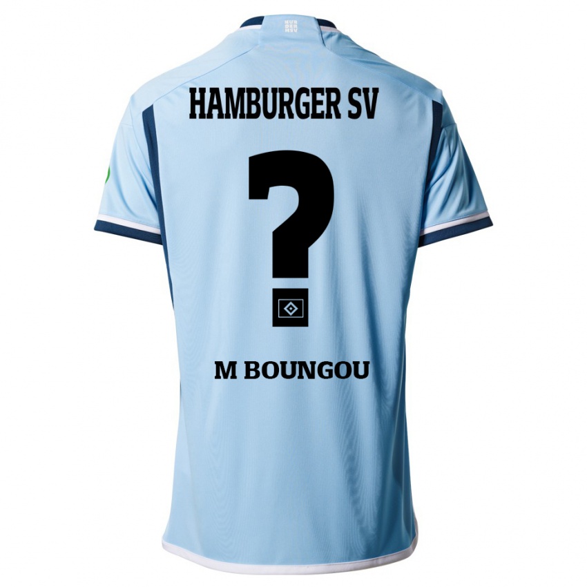 Niño Camiseta Edmond Loubongo-M'boungou #0 Azul 2ª Equipación 2023/24 La Camisa