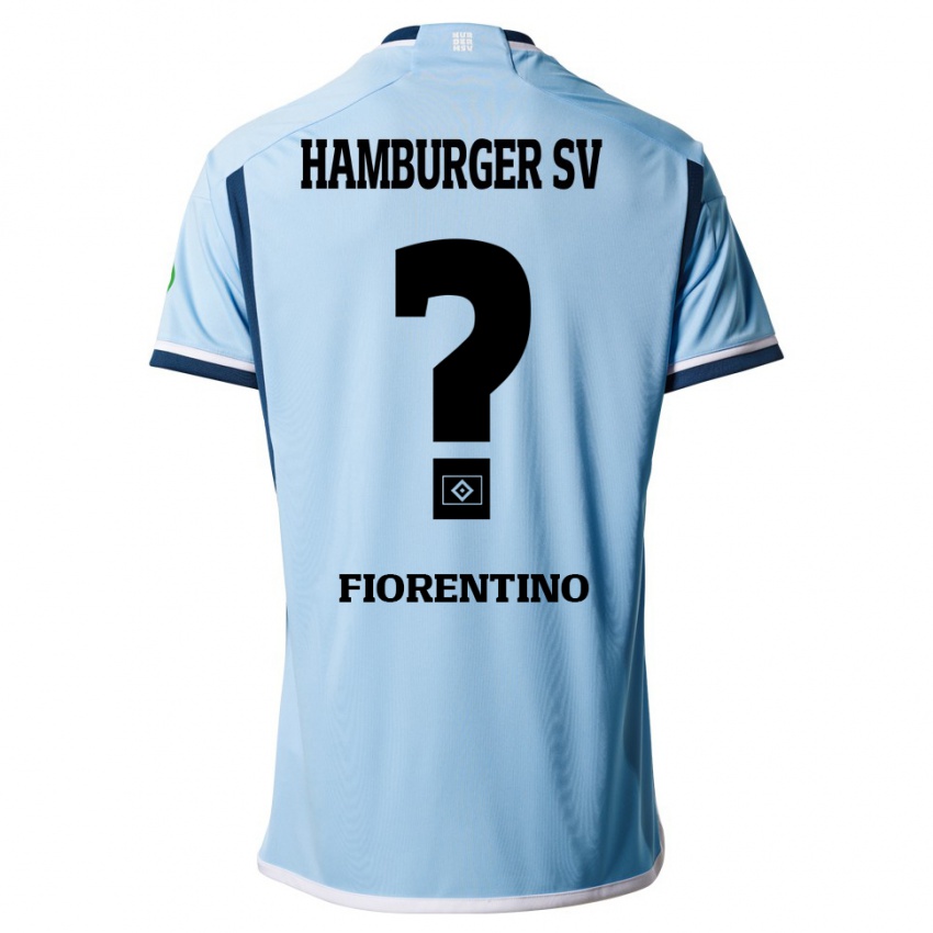 Niño Camiseta Gianluca Fiorentino #0 Azul 2ª Equipación 2023/24 La Camisa