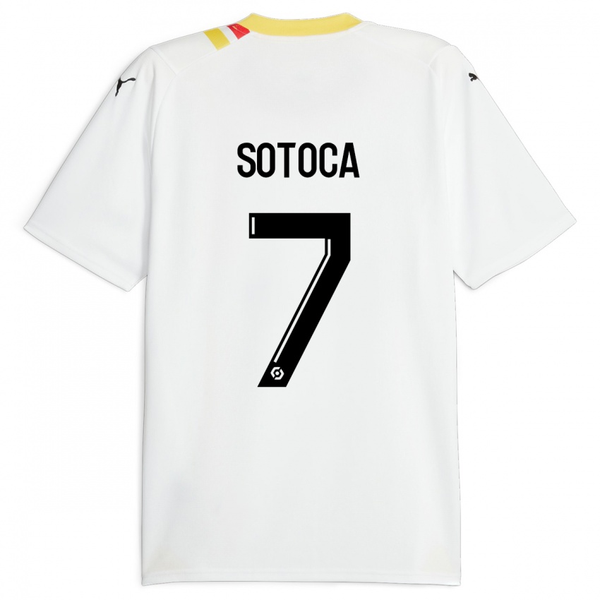 Niño Camiseta Florian Sotoca #7 Negro 2ª Equipación 2023/24 La Camisa