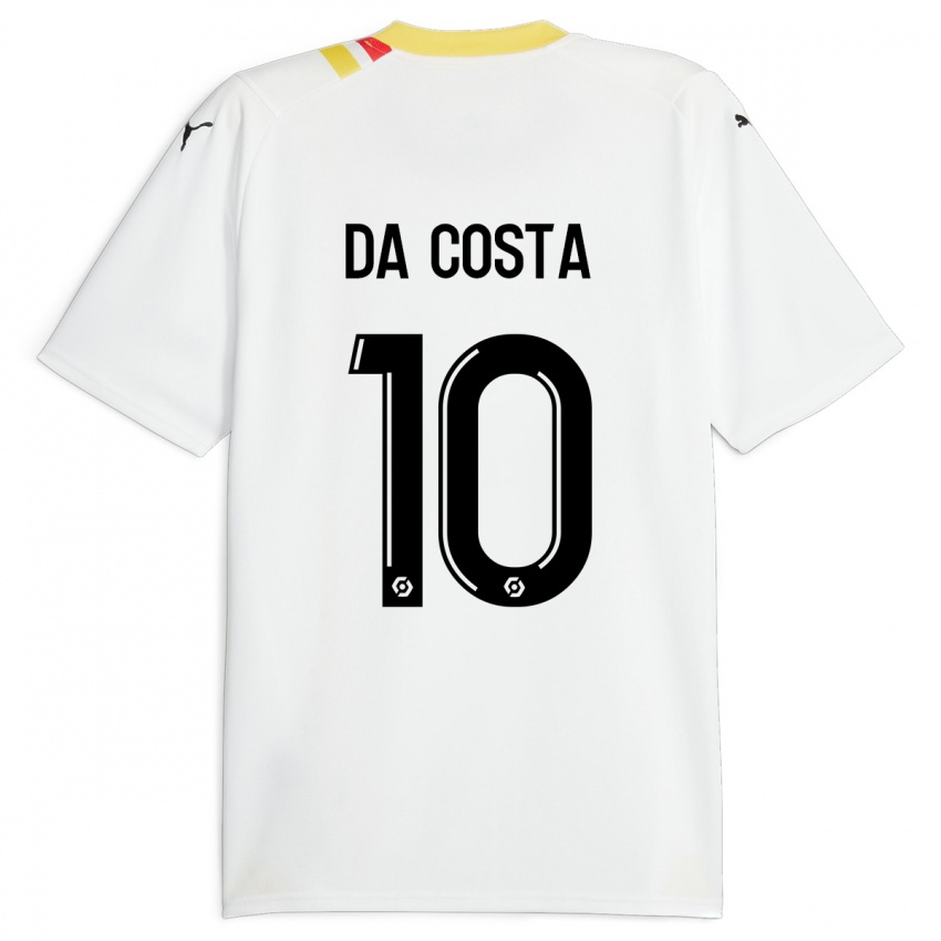 Niño Camiseta David Pereira Da Costa #10 Negro 2ª Equipación 2023/24 La Camisa