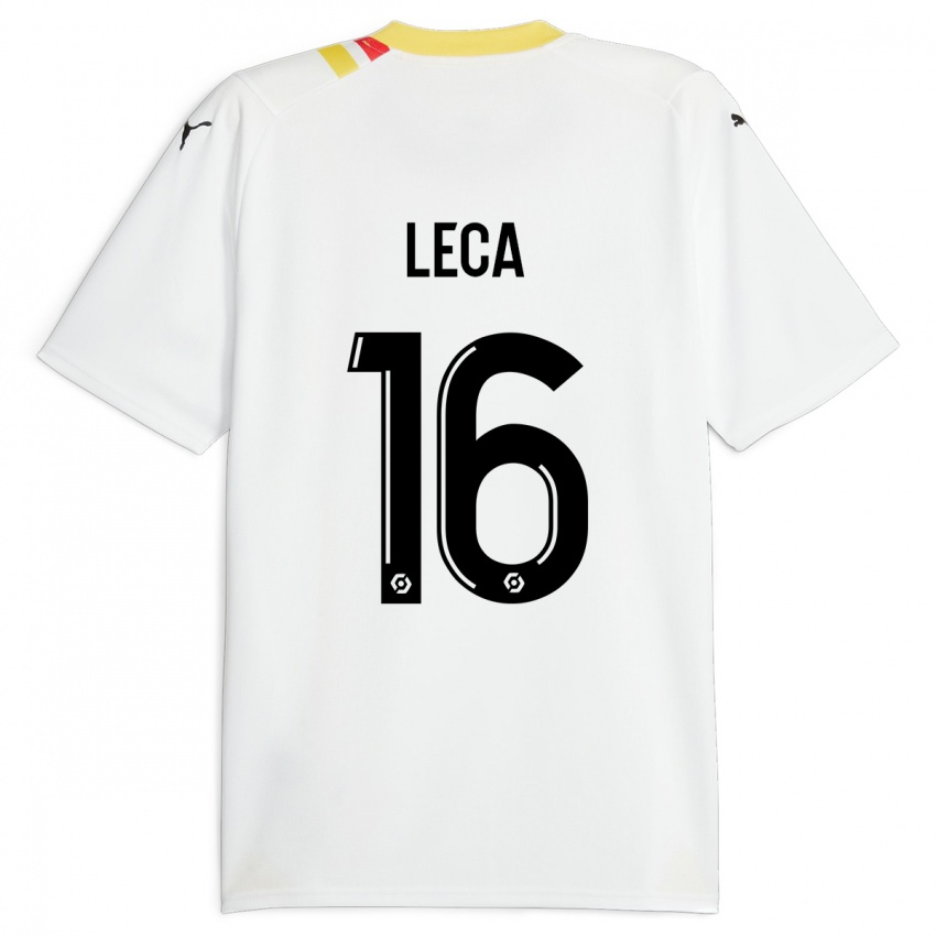 Niño Camiseta Jean-Louis Leca #16 Negro 2ª Equipación 2023/24 La Camisa