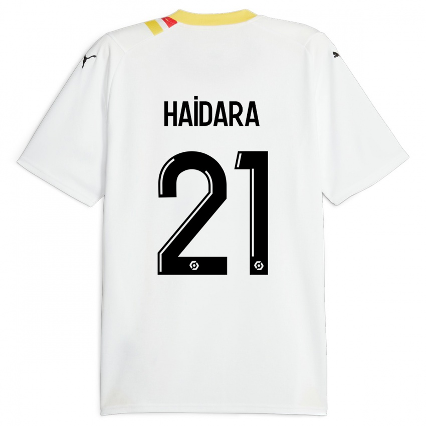 Niño Camiseta Massadio Haidara #21 Negro 2ª Equipación 2023/24 La Camisa