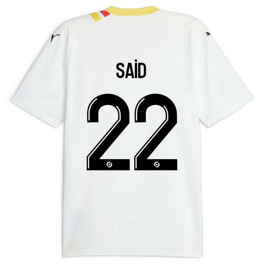 Niño Camiseta Wesley Saïd #22 Negro 2ª Equipación 2023/24 La Camisa