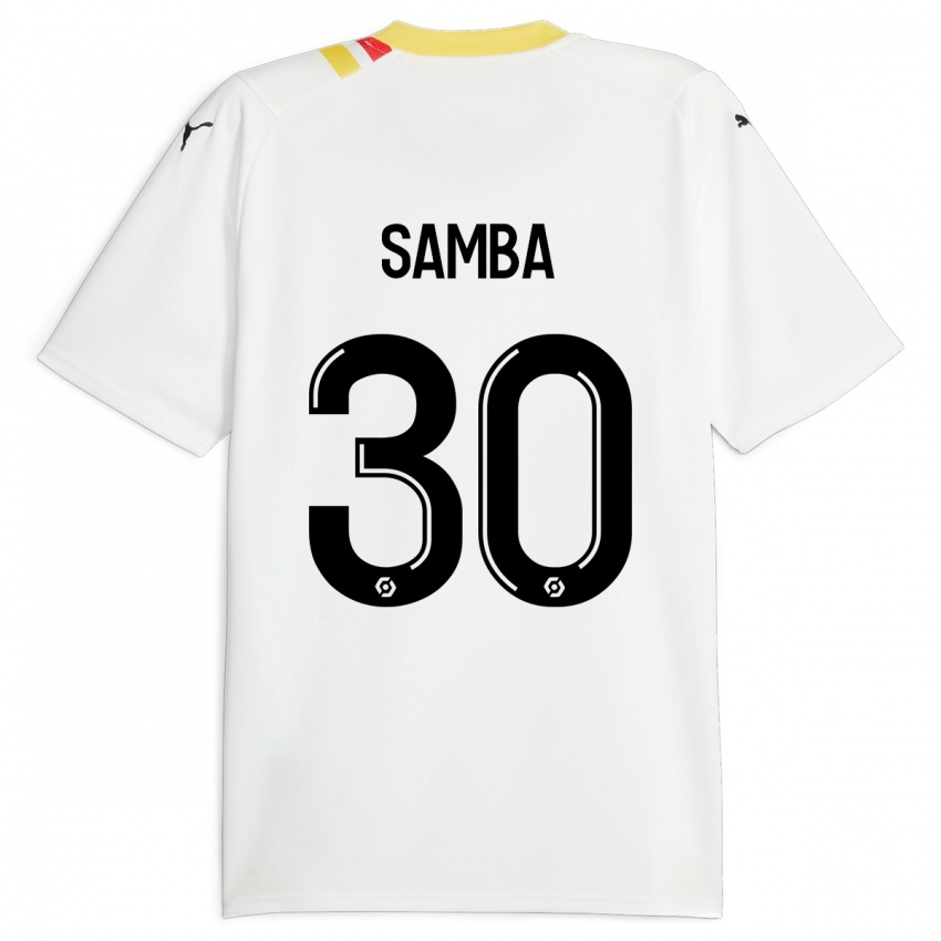 Niño Camiseta Brice Samba #30 Negro 2ª Equipación 2023/24 La Camisa