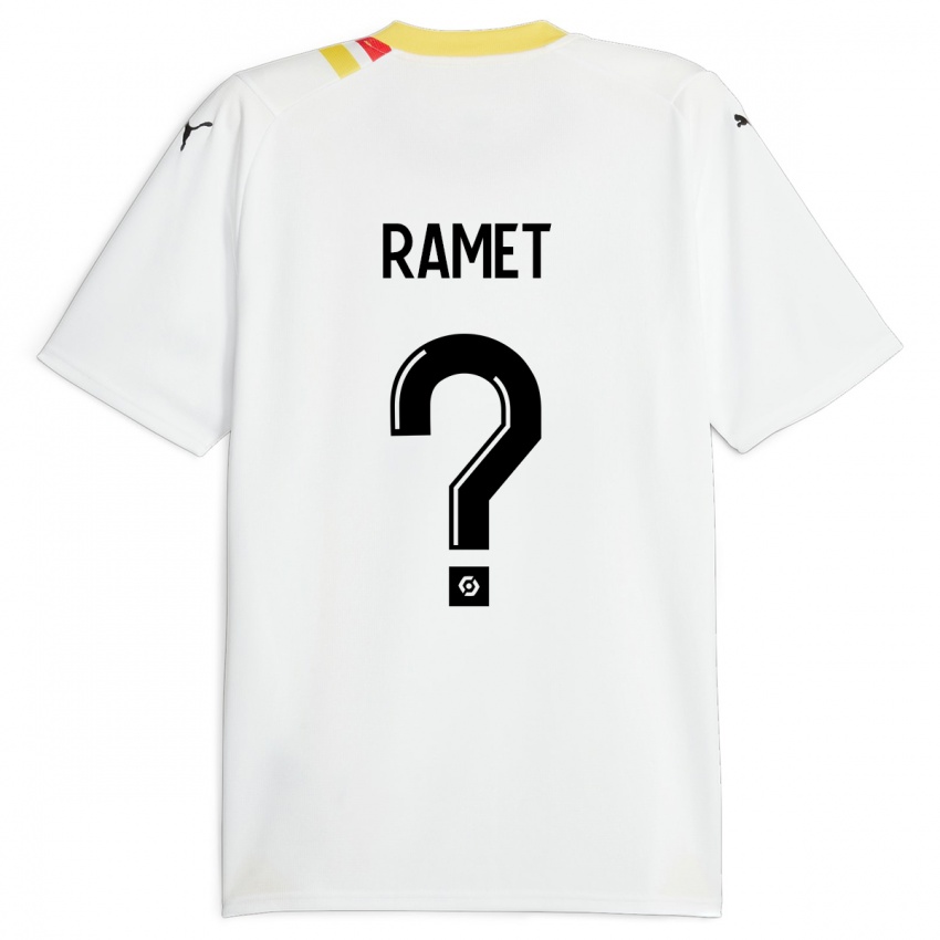 Niño Camiseta Simon Ramet #0 Negro 2ª Equipación 2023/24 La Camisa