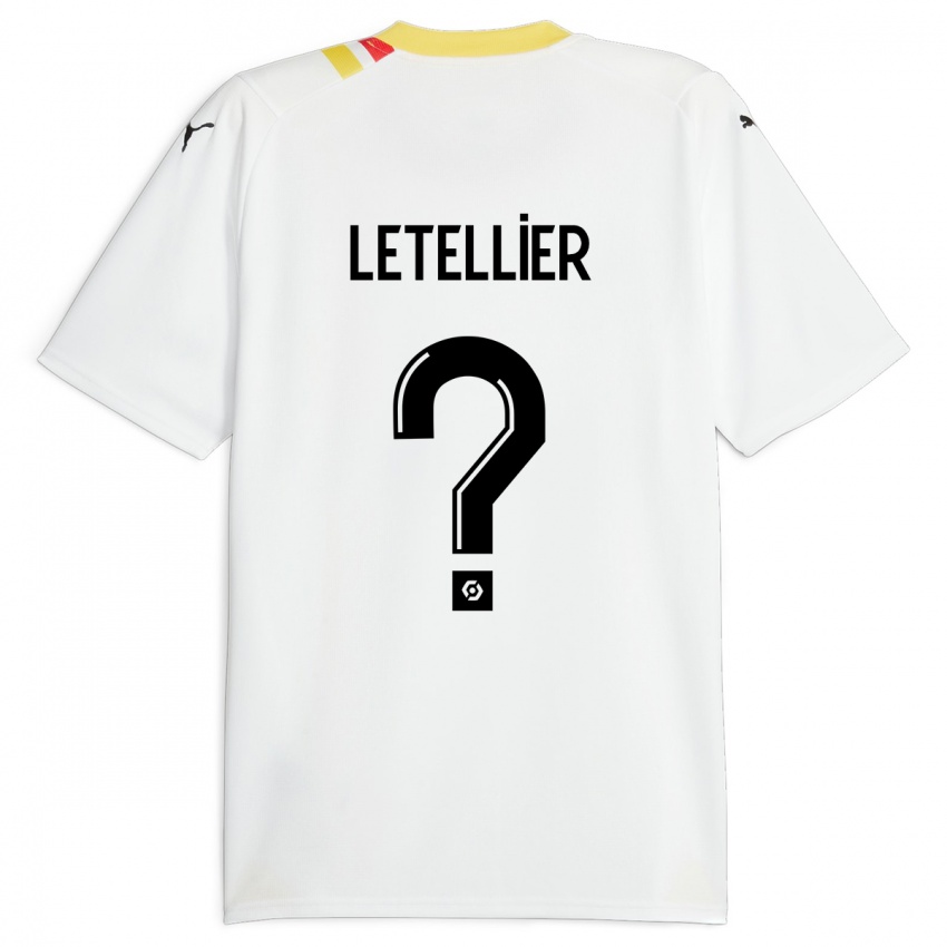 Niño Camiseta Trévor Letellier #0 Negro 2ª Equipación 2023/24 La Camisa