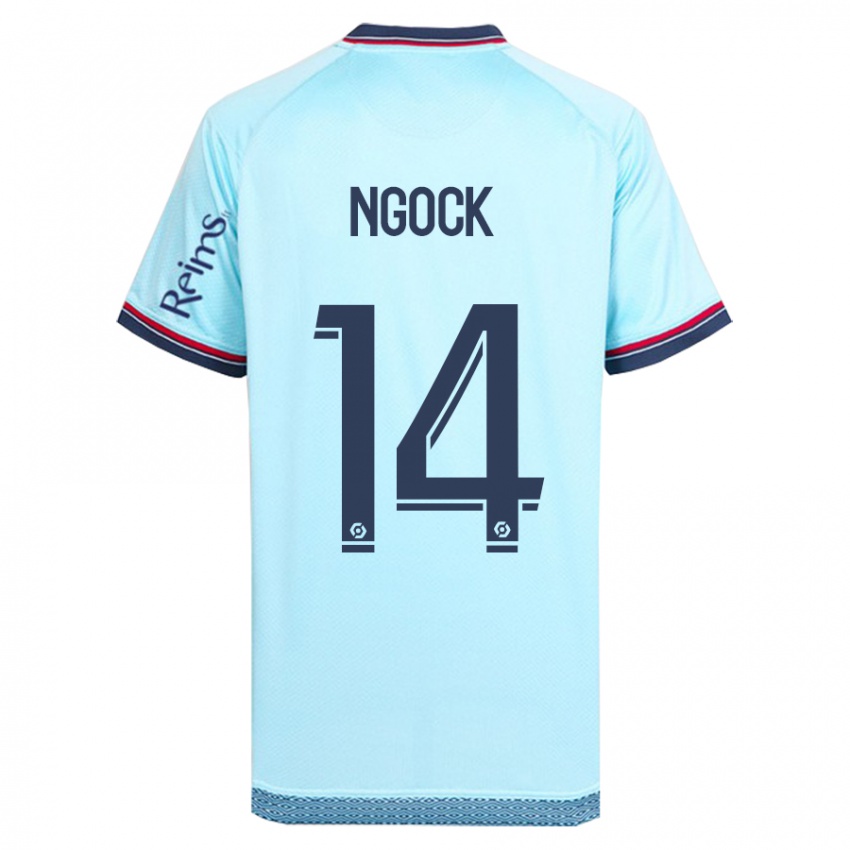 Niño Camiseta Monique Ngock #14 Cielo Azul 2ª Equipación 2023/24 La Camisa