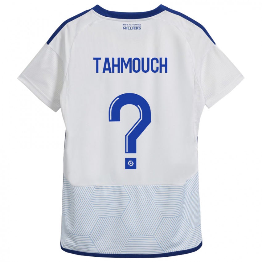 Niño Camiseta Mathieu Tahmouch #0 Blanco 2ª Equipación 2023/24 La Camisa