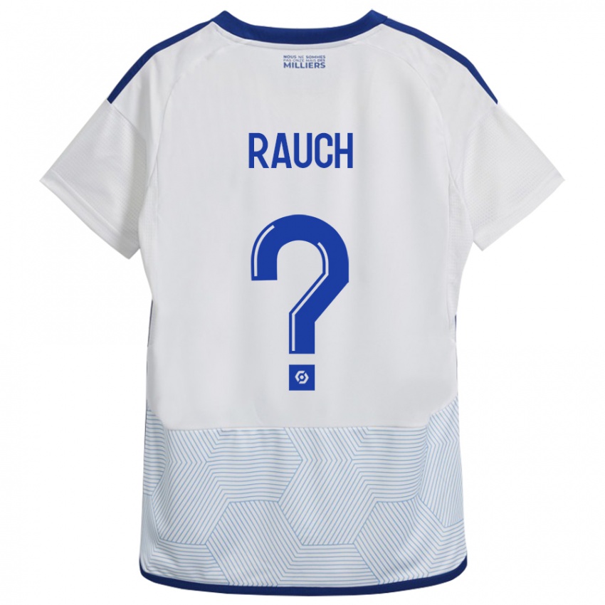 Niño Camiseta Hugo Rauch #0 Blanco 2ª Equipación 2023/24 La Camisa