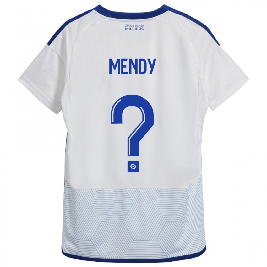 Niño Camiseta François Mendy #0 Blanco 2ª Equipación 2023/24 La Camisa