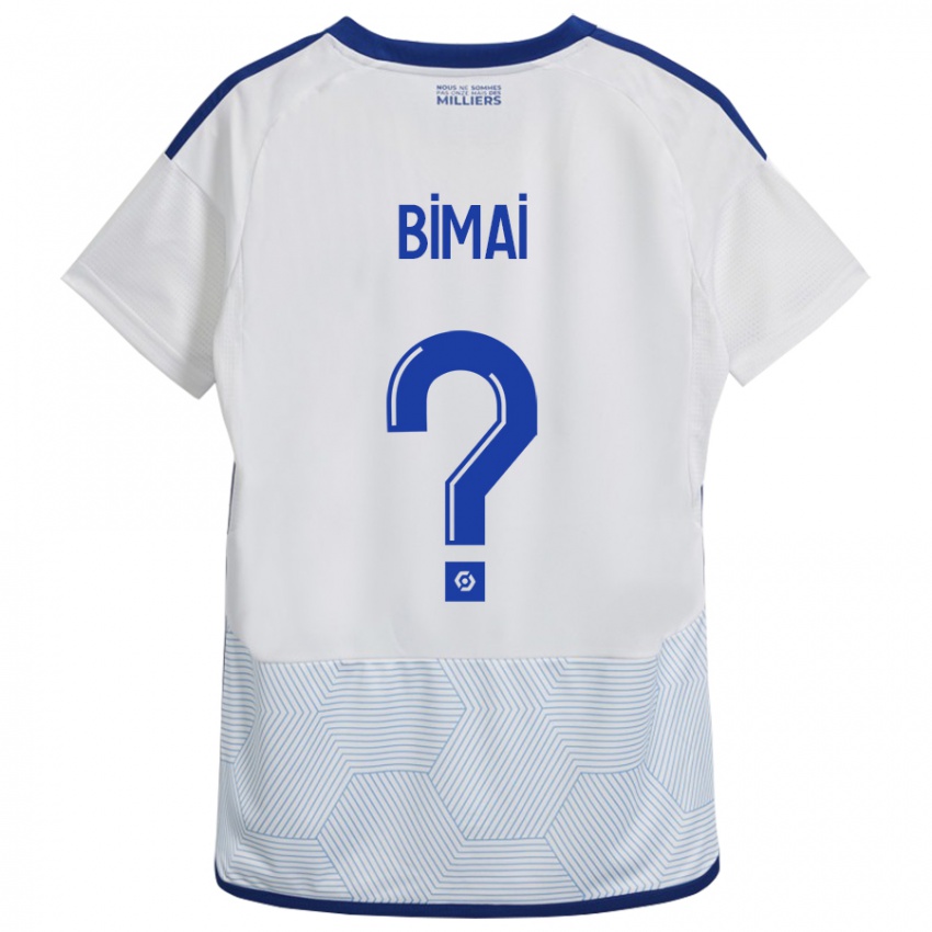Niño Camiseta Longin Bimai #0 Blanco 2ª Equipación 2023/24 La Camisa