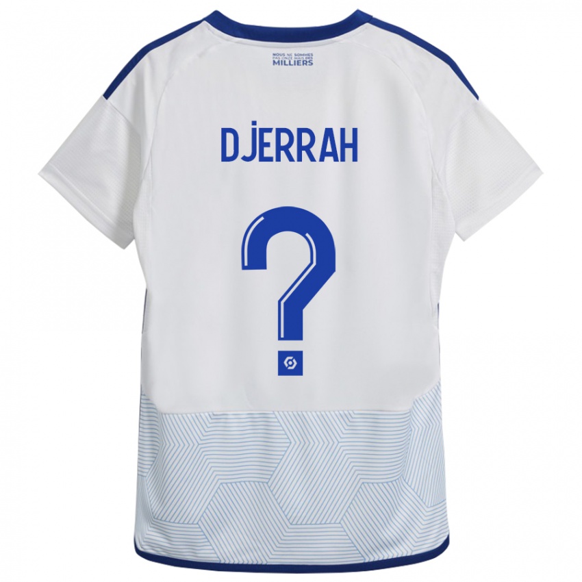 Niño Camiseta Karim Djerrah #0 Blanco 2ª Equipación 2023/24 La Camisa