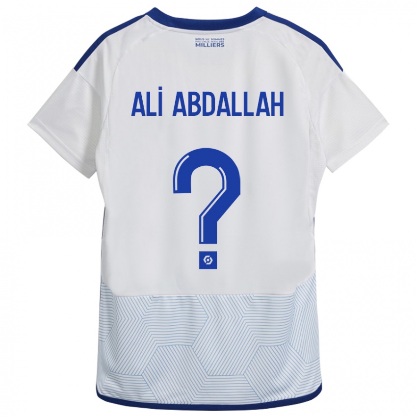 Niño Camiseta Aboubacar Ali Abdallah #0 Blanco 2ª Equipación 2023/24 La Camisa