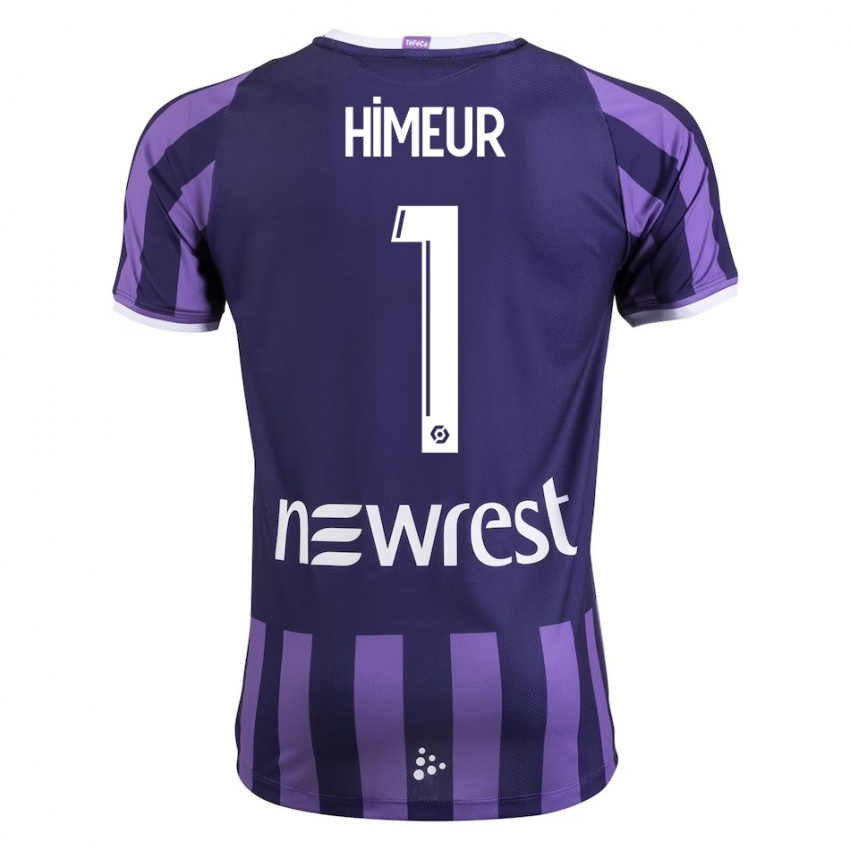 Niño Camiseta Thomas Himeur #1 Morado 2ª Equipación 2023/24 La Camisa